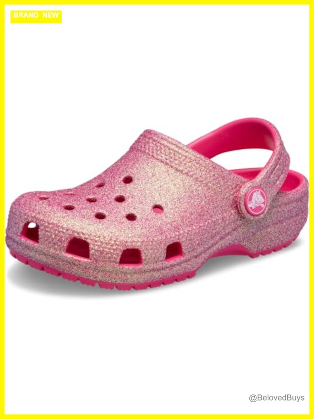 Kids Crocs Classic Glitter Clogs - Comfortable & Durable, Easy Clean